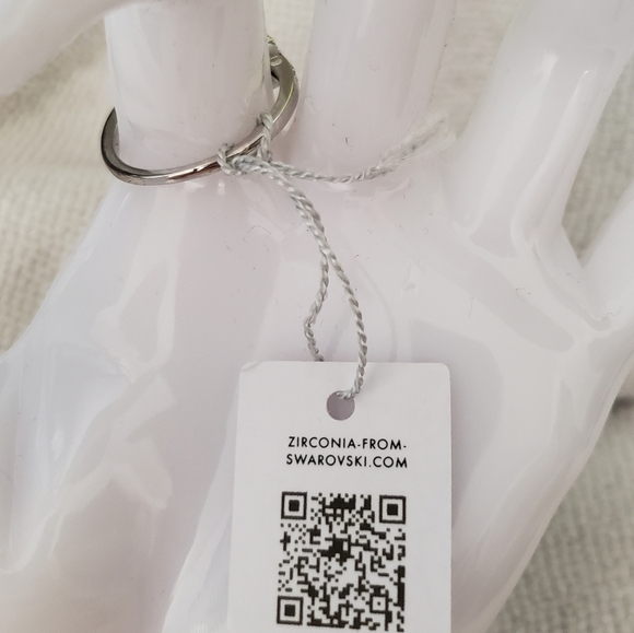 Amazon Collection Swarovski Pink Heart Ring Size 10.5 - Picture 7 of 8